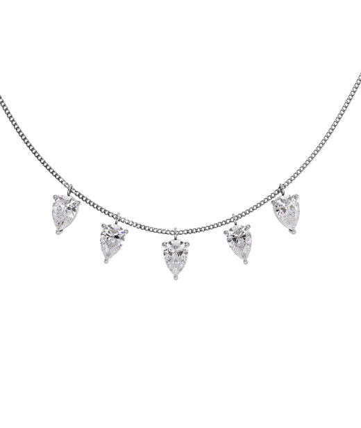 Stålhalsband Arrow Necklace Multi Steel AU26