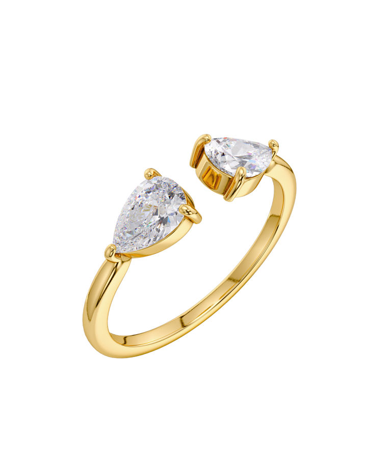 Stålring Arrow Ring Gold AU26 gold
