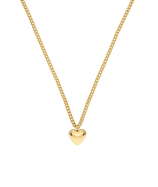 Stålhalsband Barley Petite Necklace Gold AU26 gold