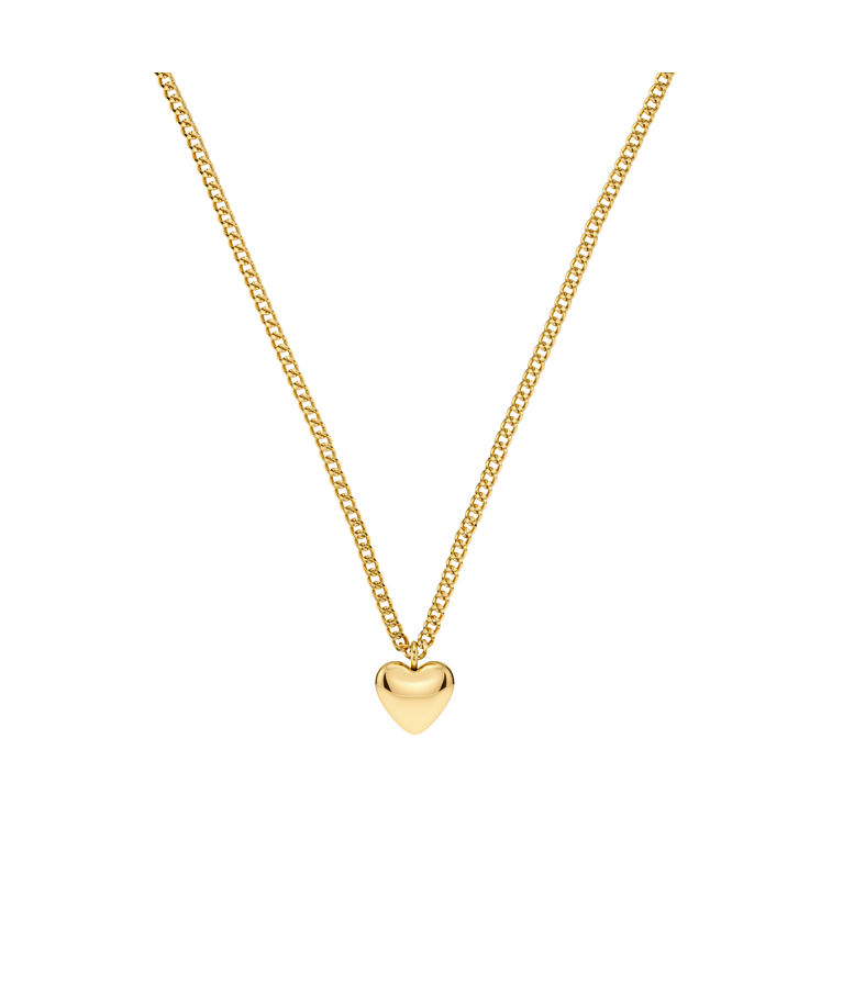 Stålhalsband Barley Petite Necklace Gold AU26 gold