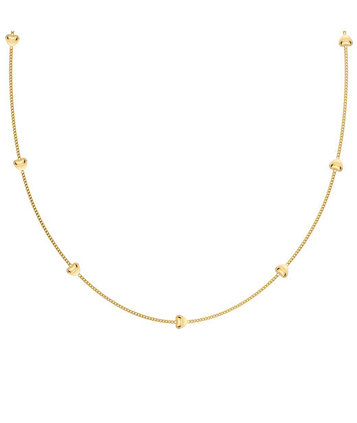 Stålhalsband Barley Petite Necklace Multi Gold AU26 gold