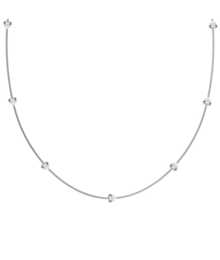 Stålhalsband Barley Petite Necklace Multi Steel AU26