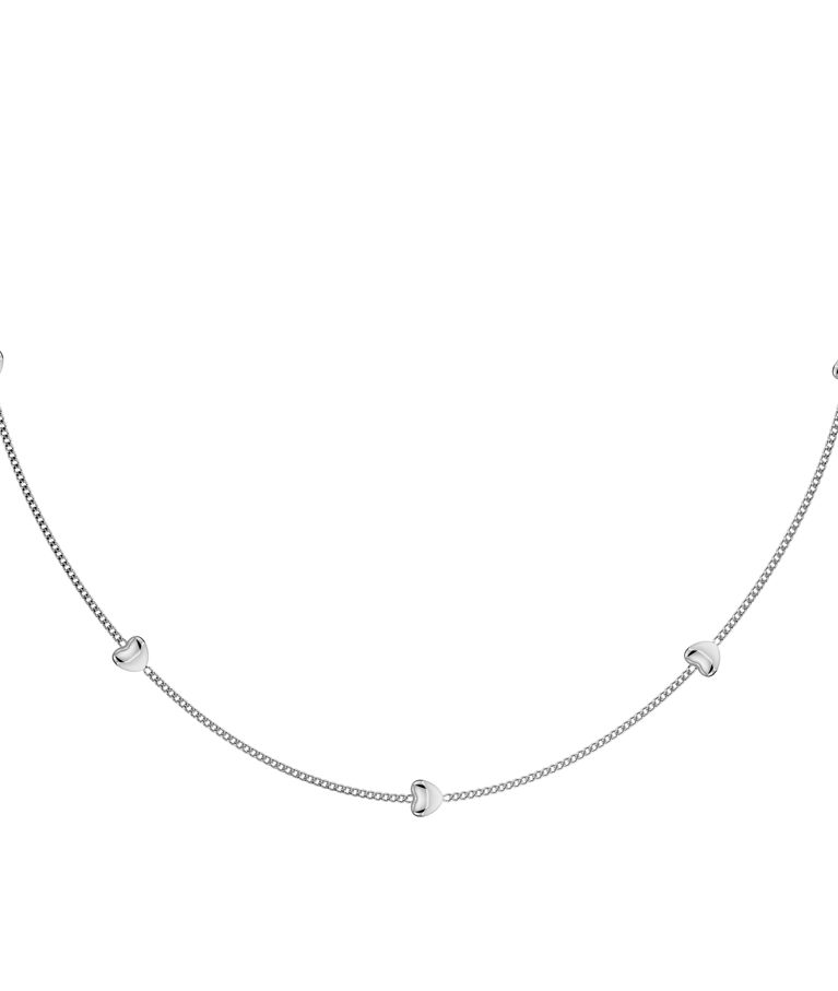 Stålhalsband Barley Petite Necklace Multi Steel AU26