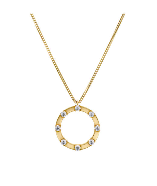 Stålhalsband Celeste Necklace L Gold AU26 gold