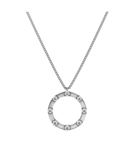 Stålhalsband Celeste Necklace L Steel AU26