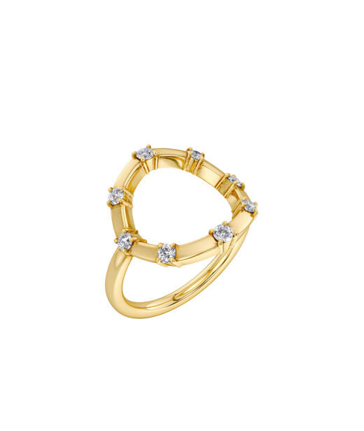 Stålring Celeste Ring L Gold AU26 gold