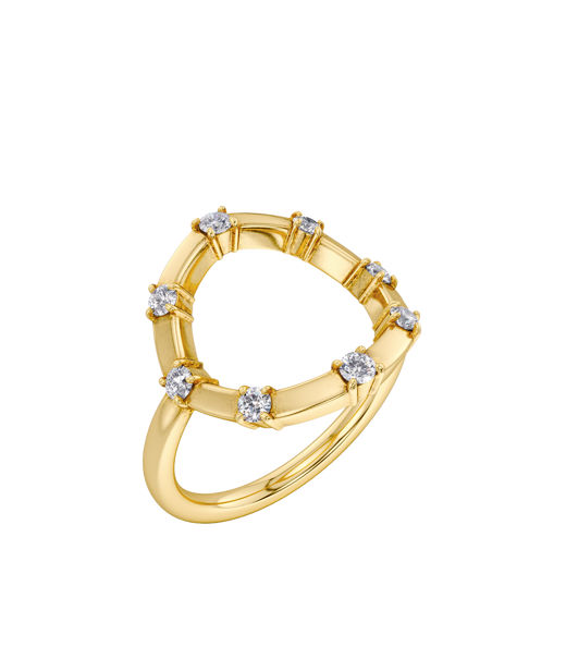 Stålring Celeste Ring L Gold AU26 gold
