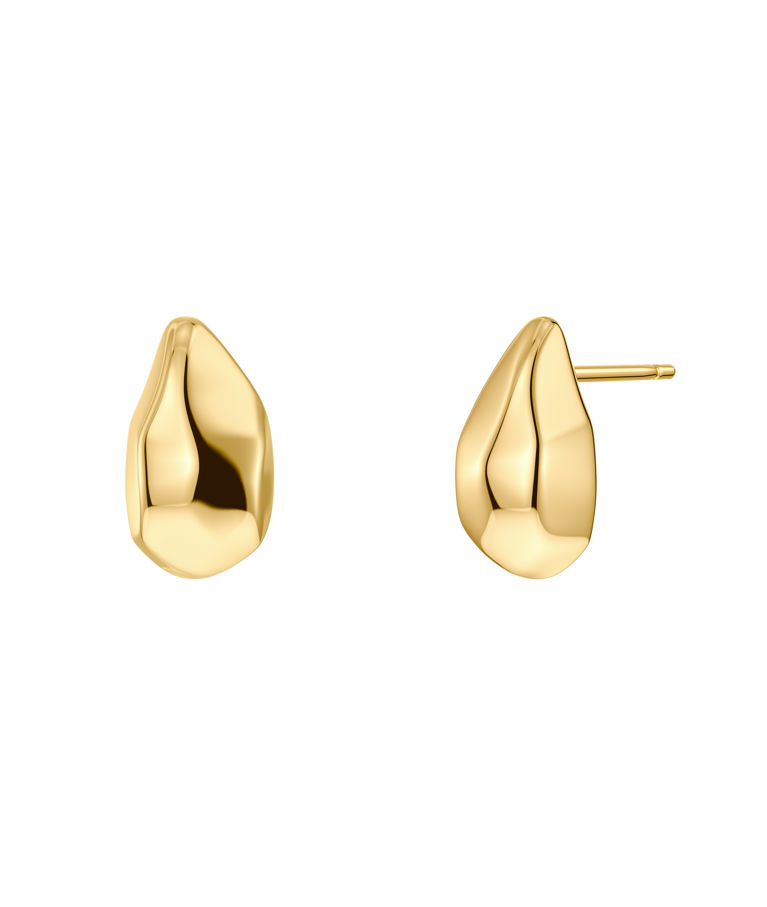Stålörhängen Crystalite Studs Gold AU26 gold