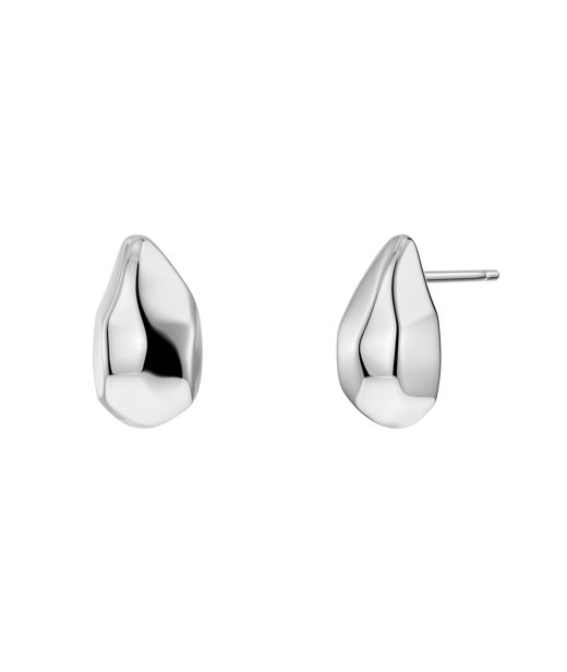 Stålörhängen Crystalite Studs Steel AU26