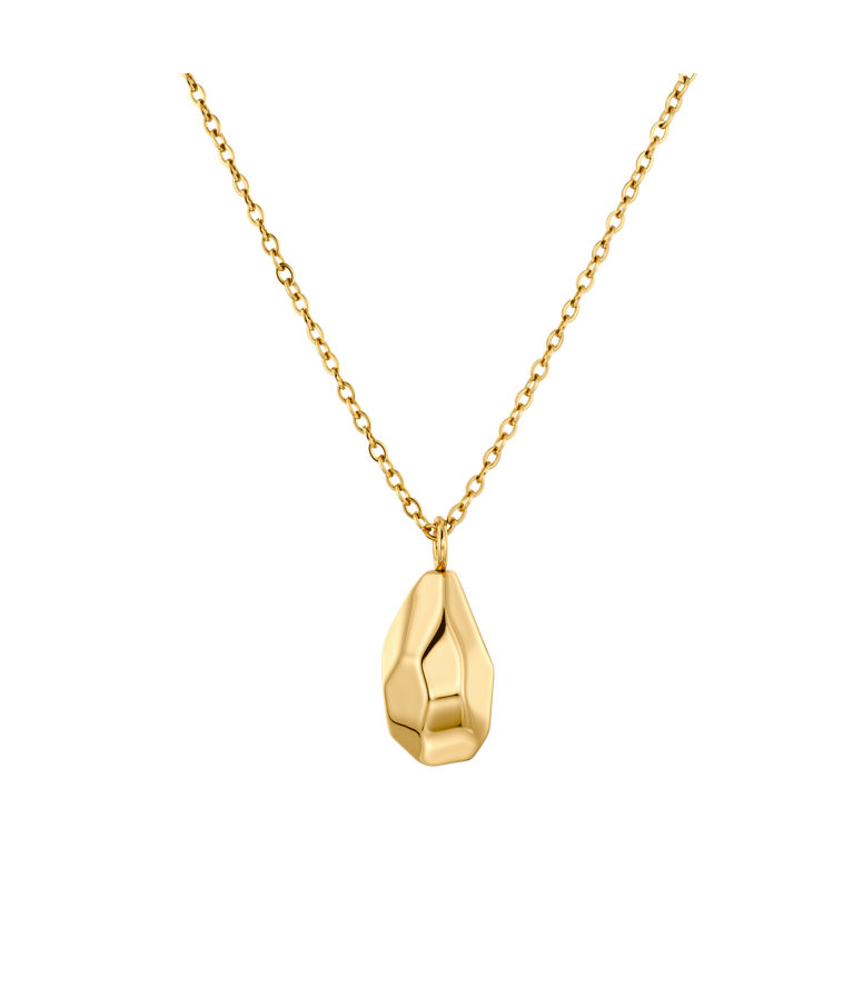 Stålhalsband Crystalite Necklace S Gold AU26 gold
