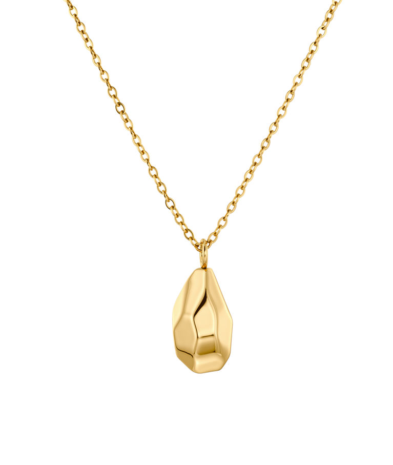 Stålhalsband Crystalite Necklace S Gold AU26 gold