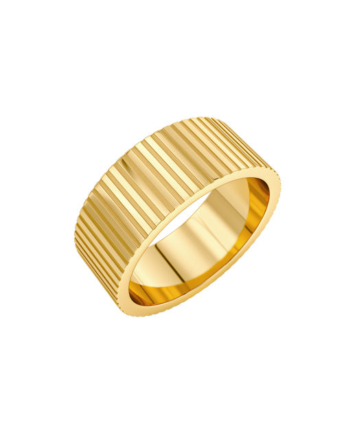 Stålring Harper Ring Gold Herr AU26 gold