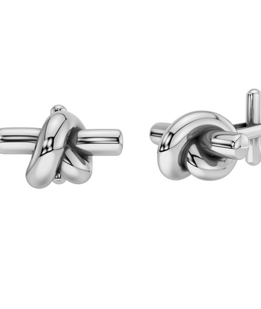 Stålmanschettknapp Knot Cufflink Steel Herr AU26