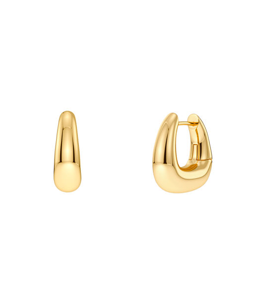 Stålörhängen Lore Hoops S Gold AU26 gold