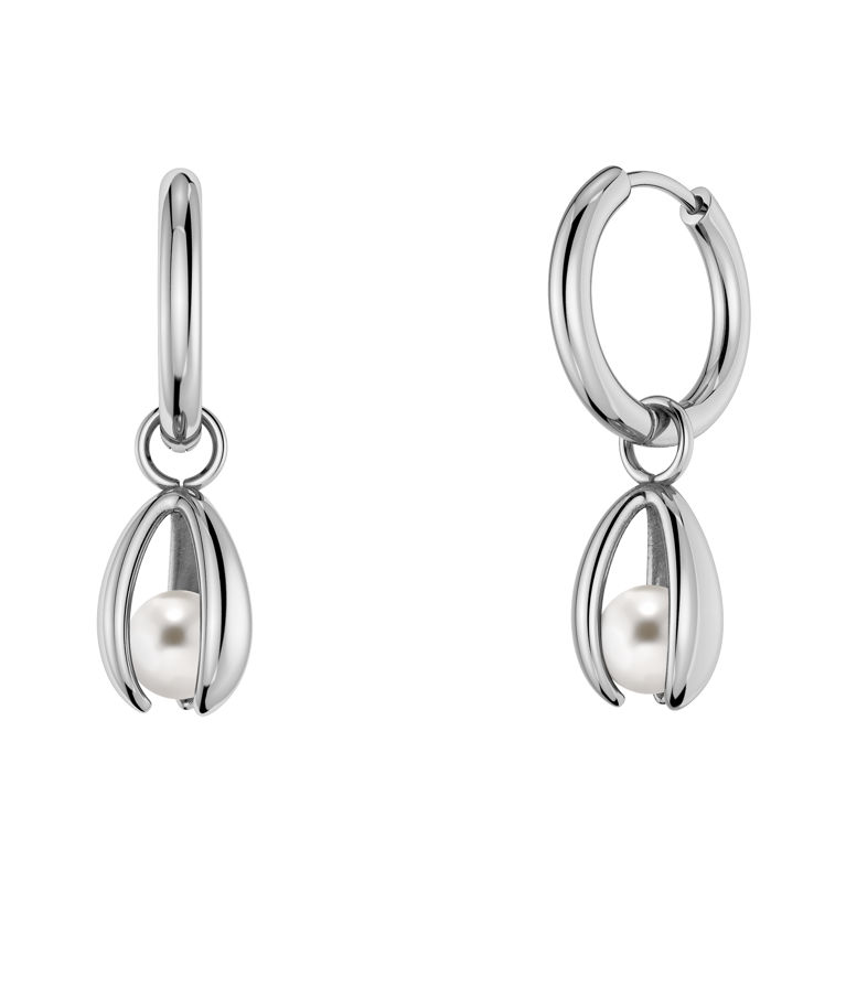 Stålörhängen Moonrave Hoops S Steel AU26