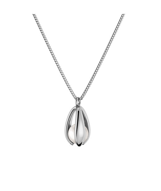 Stålhalsband Moonrave Necklace L Steel AU26