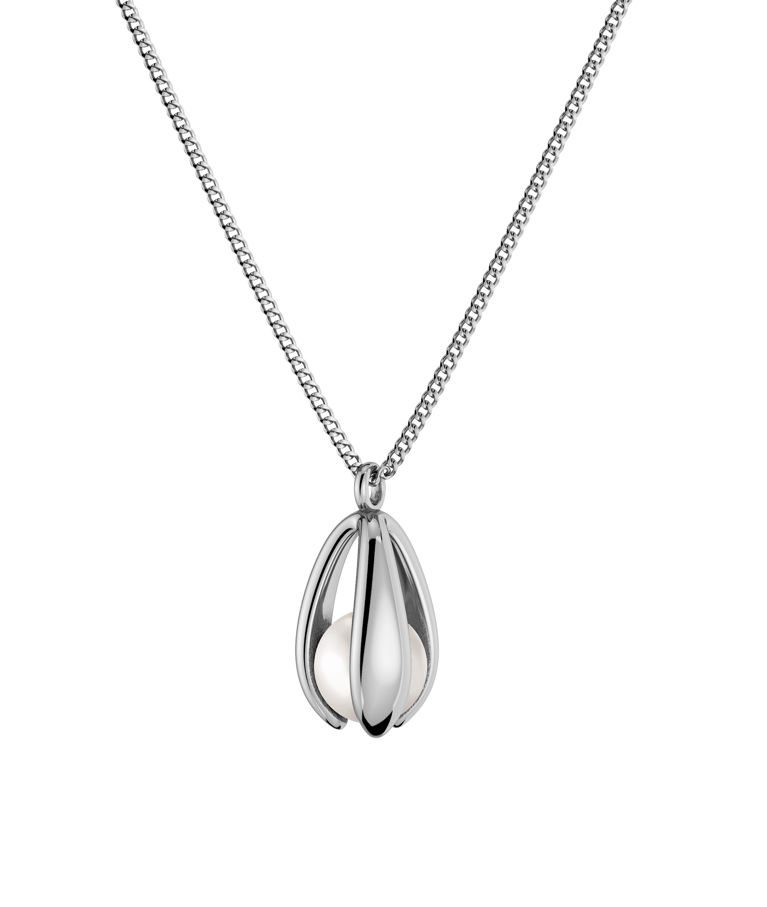 Stålhalsband Moonrave Necklace L Steel AU26