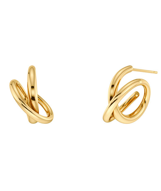 Stålörhängen Nouveau Hoops S Gold AU26 gold