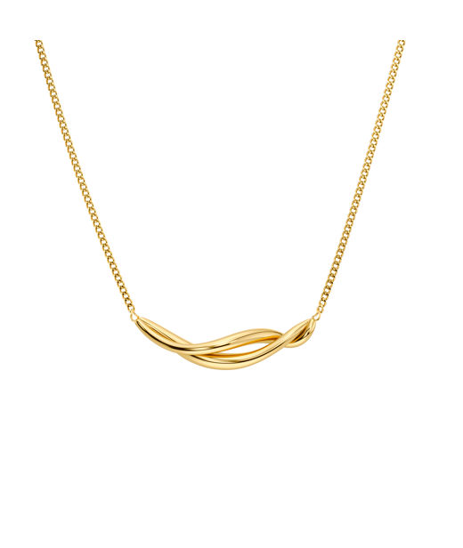 Stålhalsband Nouveau Necklace S Gold AU26 gold