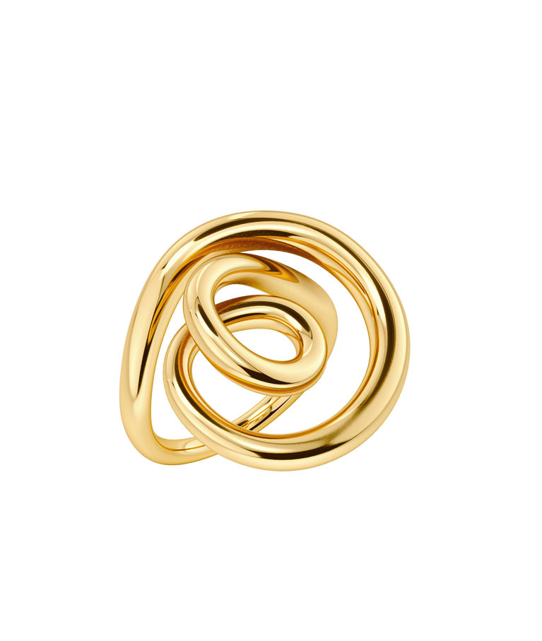 Stålring Nouveau Ring L Gold AU26 gold