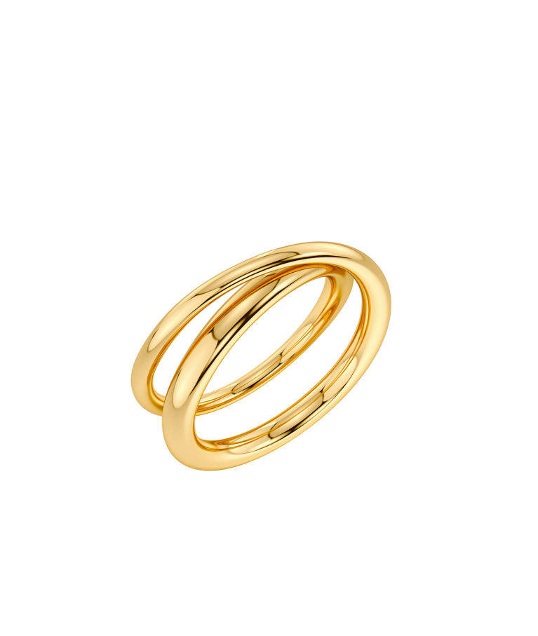 Stålring Nouveau Ring S Gold AU26 gold