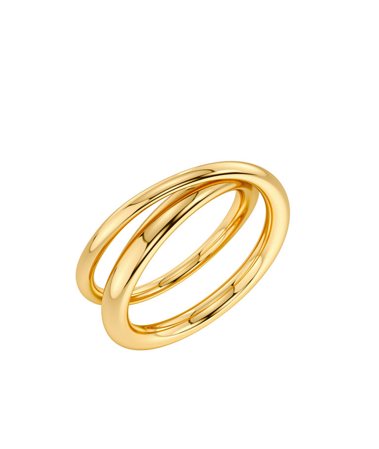 Stålring Nouveau Ring S Gold AU26 gold