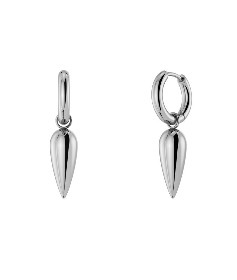 Stålörhängen Peak Spike Hoops Steel AU26