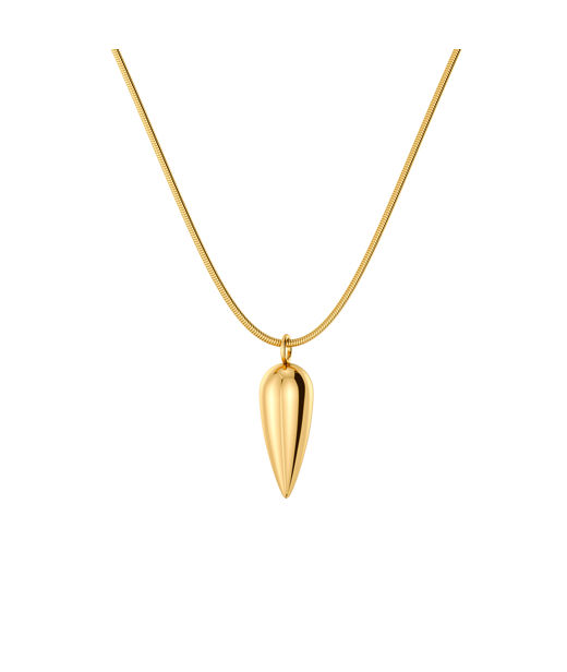 Stålhalsband Peak Spike Necklace Gold AU26 gold