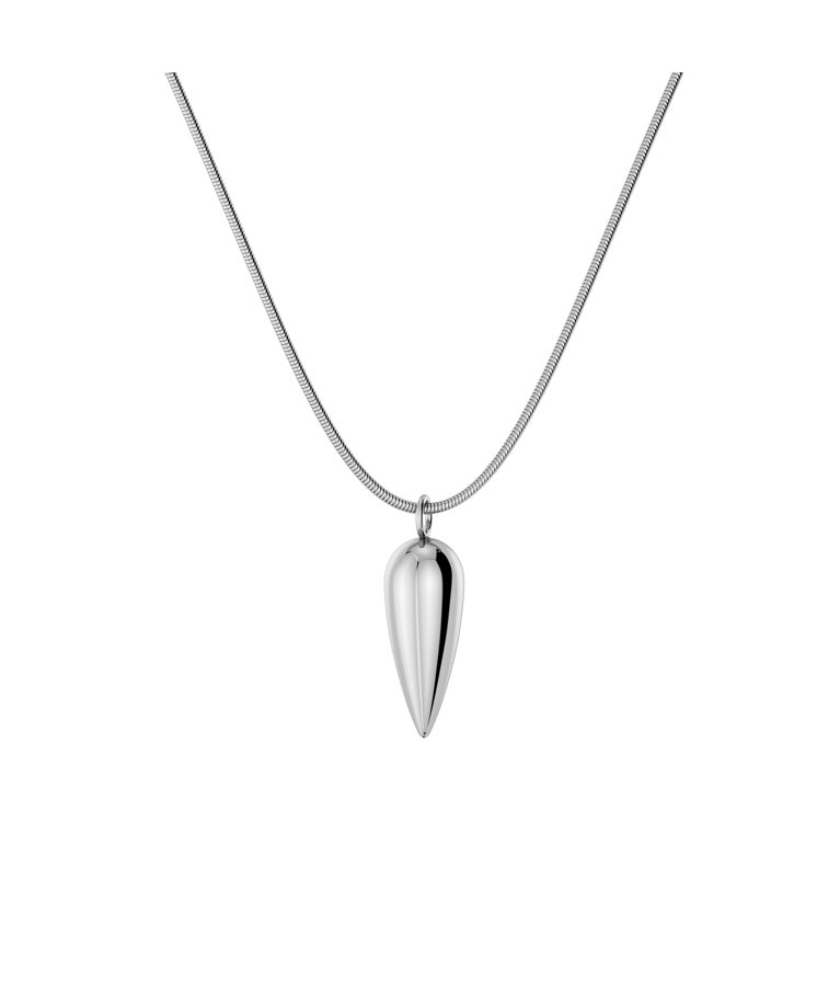 Stålhalsband Peak Spike Necklace Steel AU26