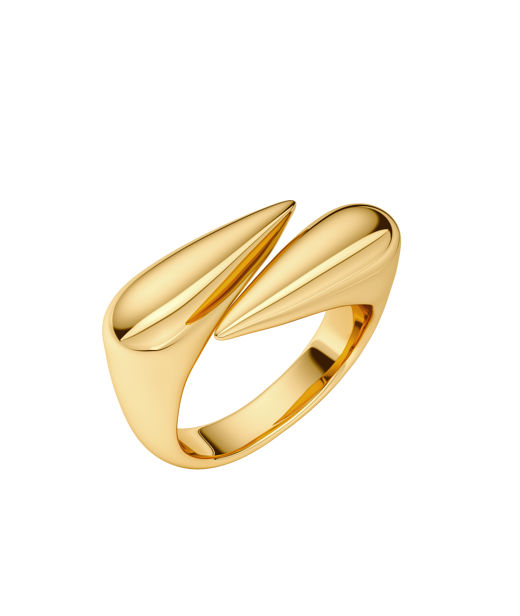 Stålring Peak Spike Ring Gold AU26 gold