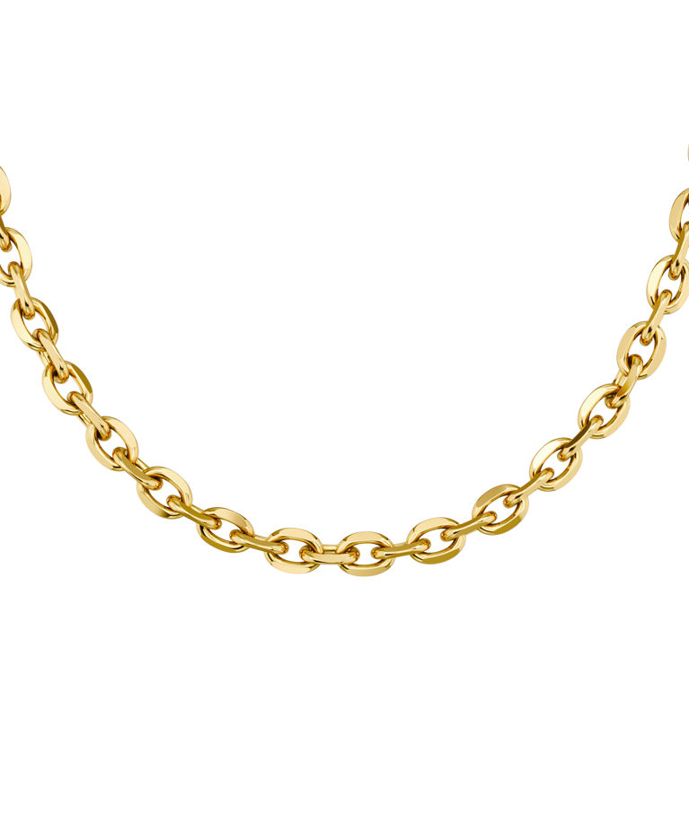 Stålhalsband Rio Necklace Gold Herr AU26 gold