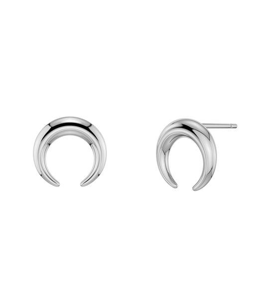 Stålörhängen Wishbone Studs Steel AU26