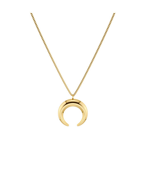 Stålhalsband Wishbone Necklace L Gold AU26 gold