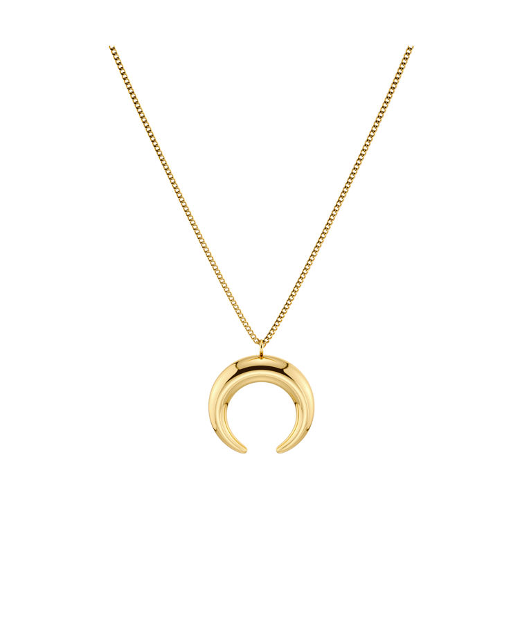 Stålhalsband Wishbone Necklace L Gold AU26 gold