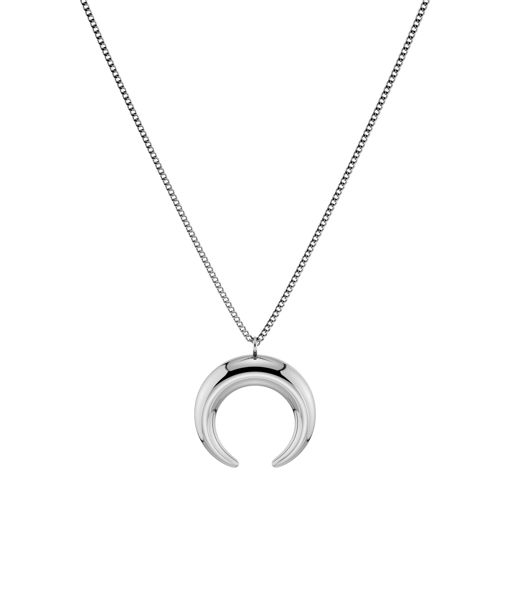 Stålhalsband Wishbone Necklace L Steel AU26