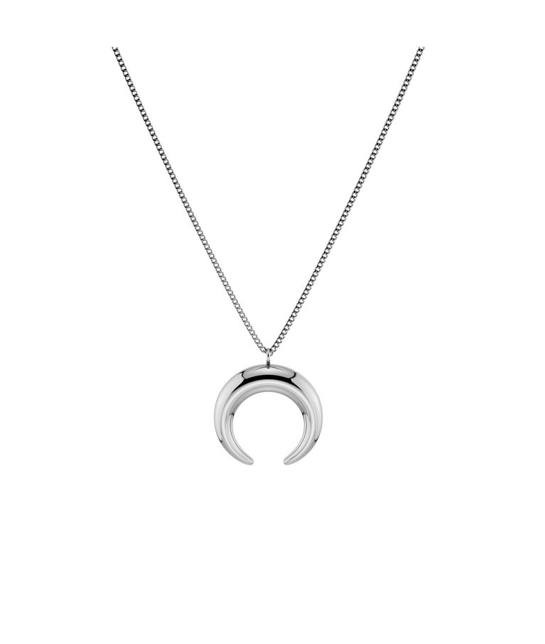 Stålhalsband Wishbone Necklace L Steel AU26
