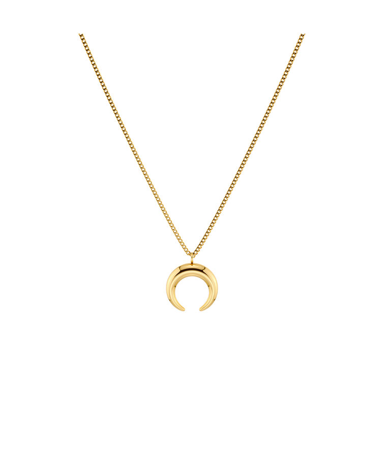 Stålhalsband Wishbone Necklace S Gold AU26 gold