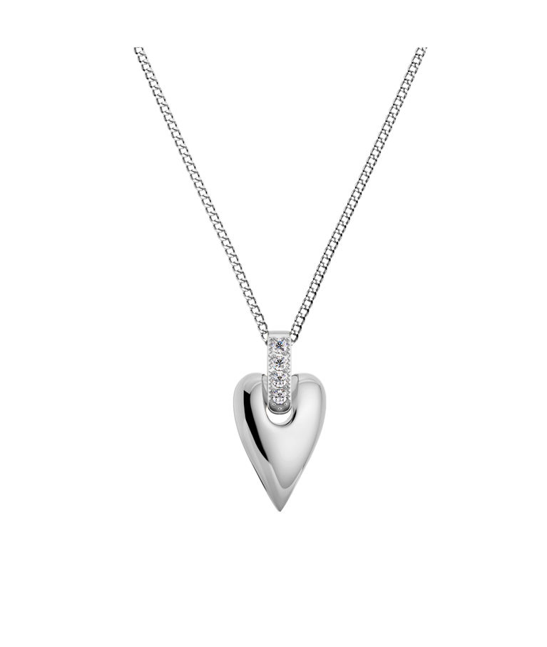Stålhalsband Amore Sparkle Necklace S Steel AU26