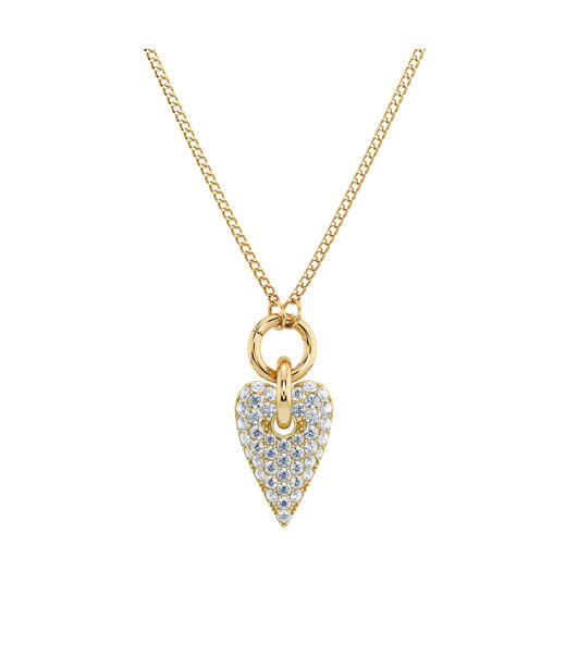 Stålhalsband Amore Sparkle Necklace L Gold AU26 gold