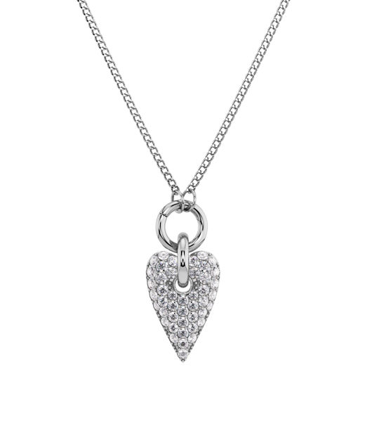 Stålhalsband Amore Sparkle Necklace L Steel AU26