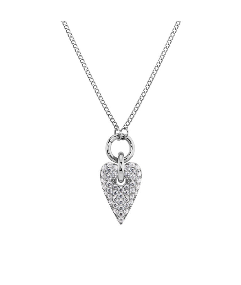 Stålhalsband Amore Sparkle Necklace L Steel AU26