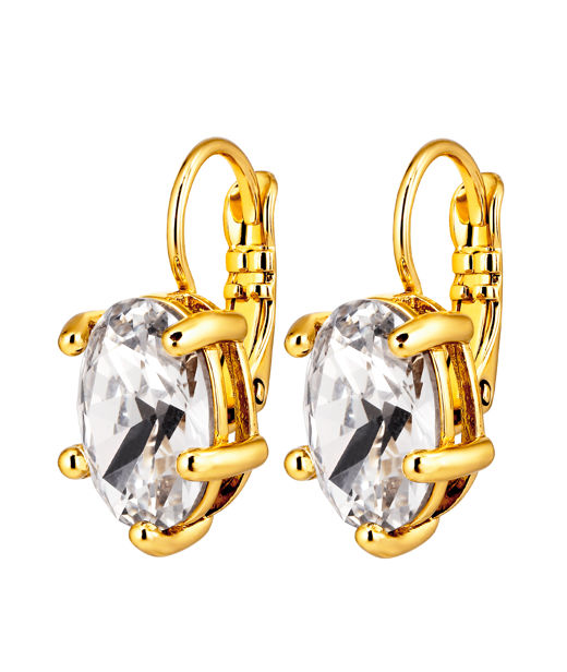 Mässingsörhängen KRISTY SG CRYSTAL AW26