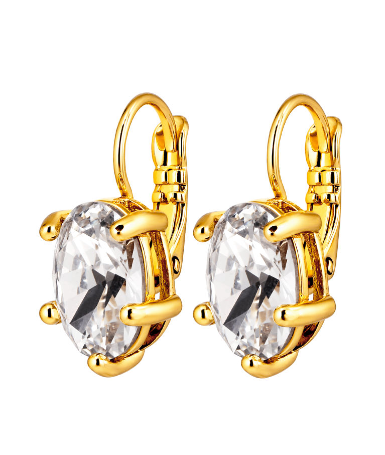 Mässingsörhängen KRISTY SG CRYSTAL AW26