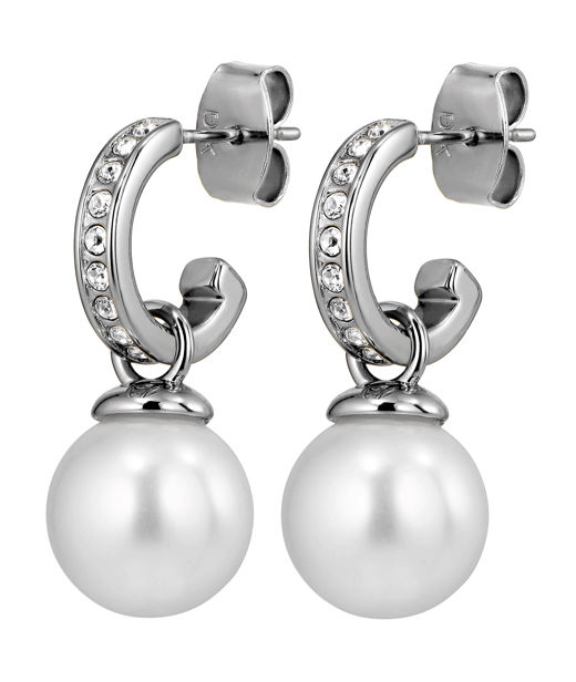 Mässingsörhängen LIORA SS WHITE CRYSTAL AW26