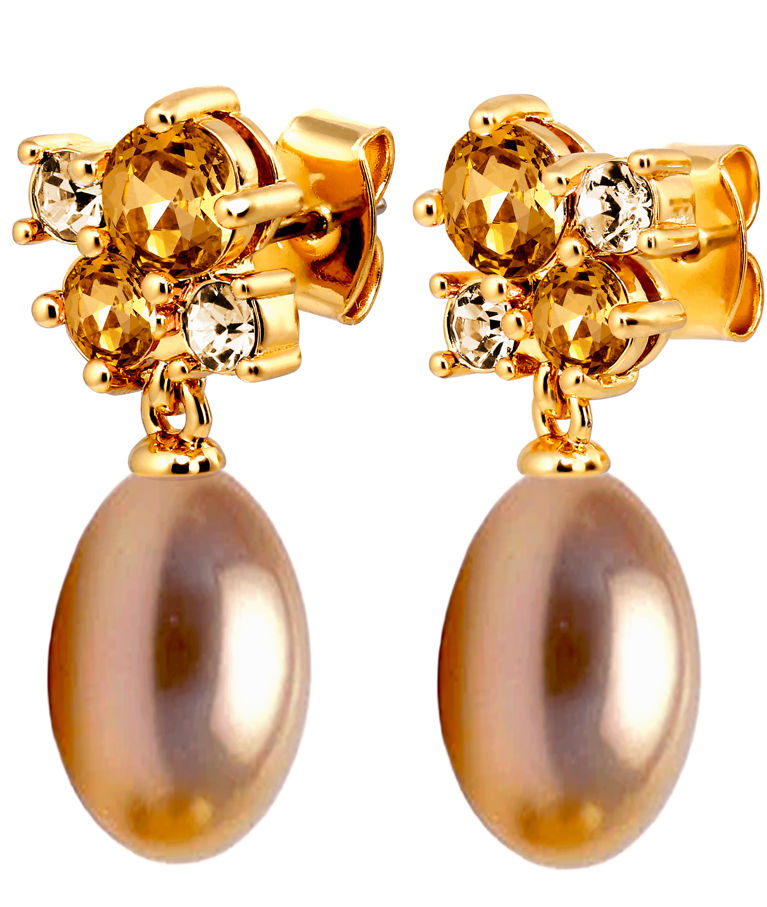 Mässingsörhängen PETUN SG GOLDEN AW26