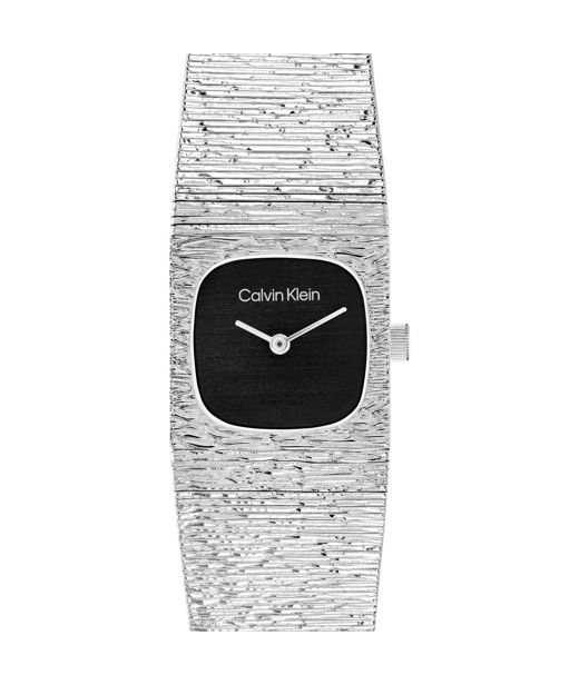 Stålklocka Sophisticated Square black dial