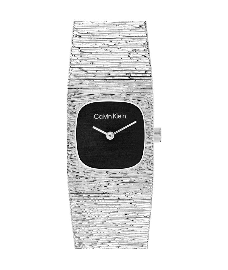 Stålklocka Sophisticated Square black dial