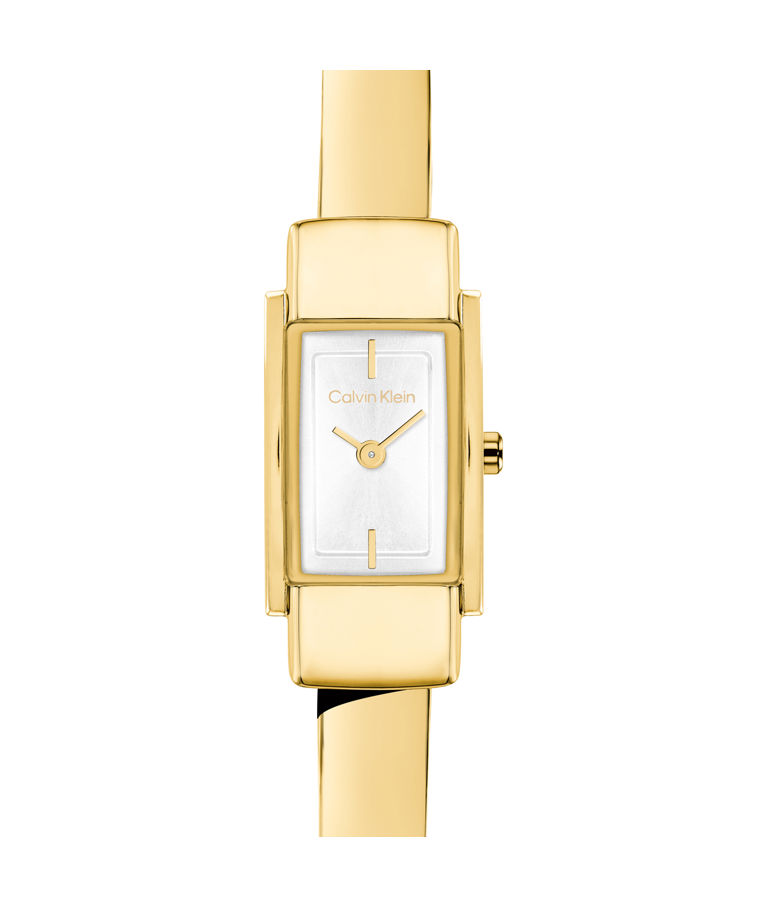 Stålklocka Moderne gold