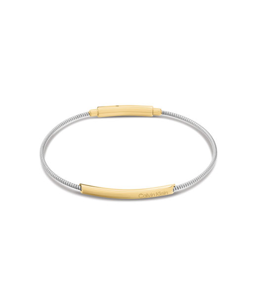 Stålarmband Structured Bic.