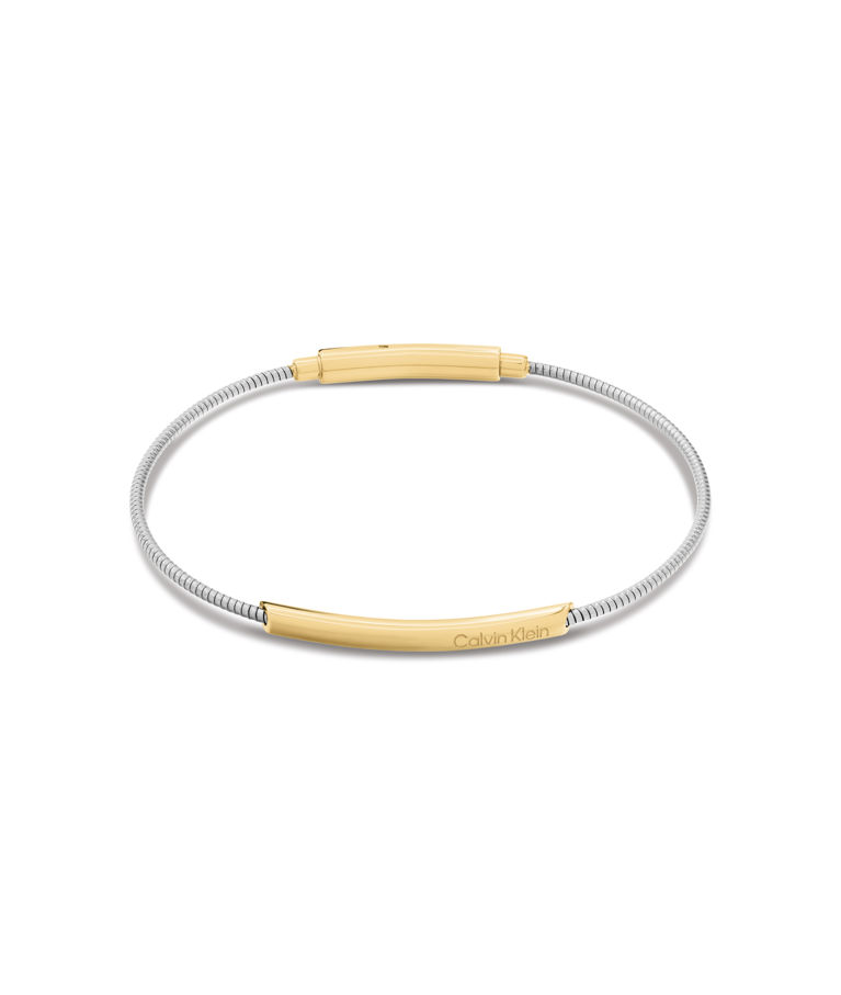 Stålarmband Structured Bic.